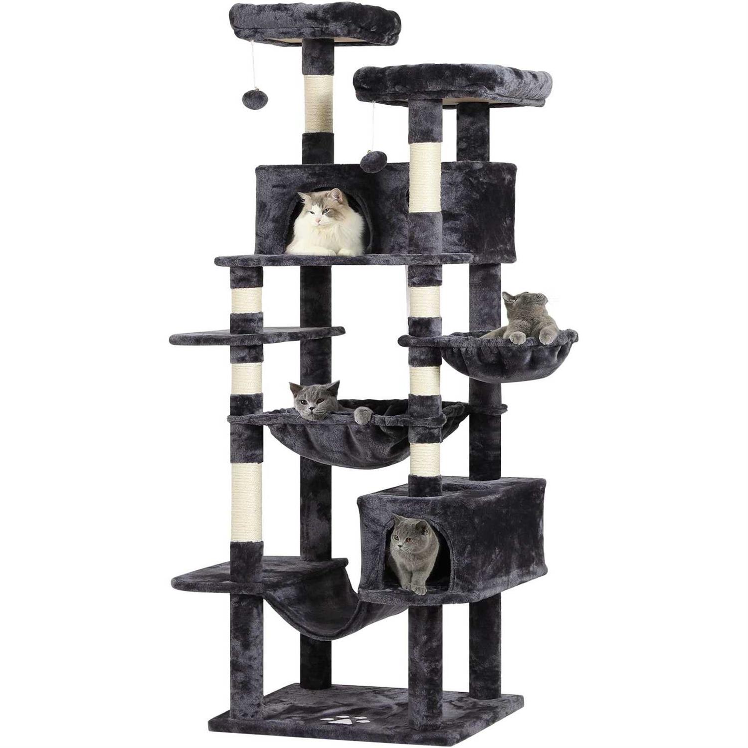 MSmask Cat Tree Cat Tower with 3 - Healthber