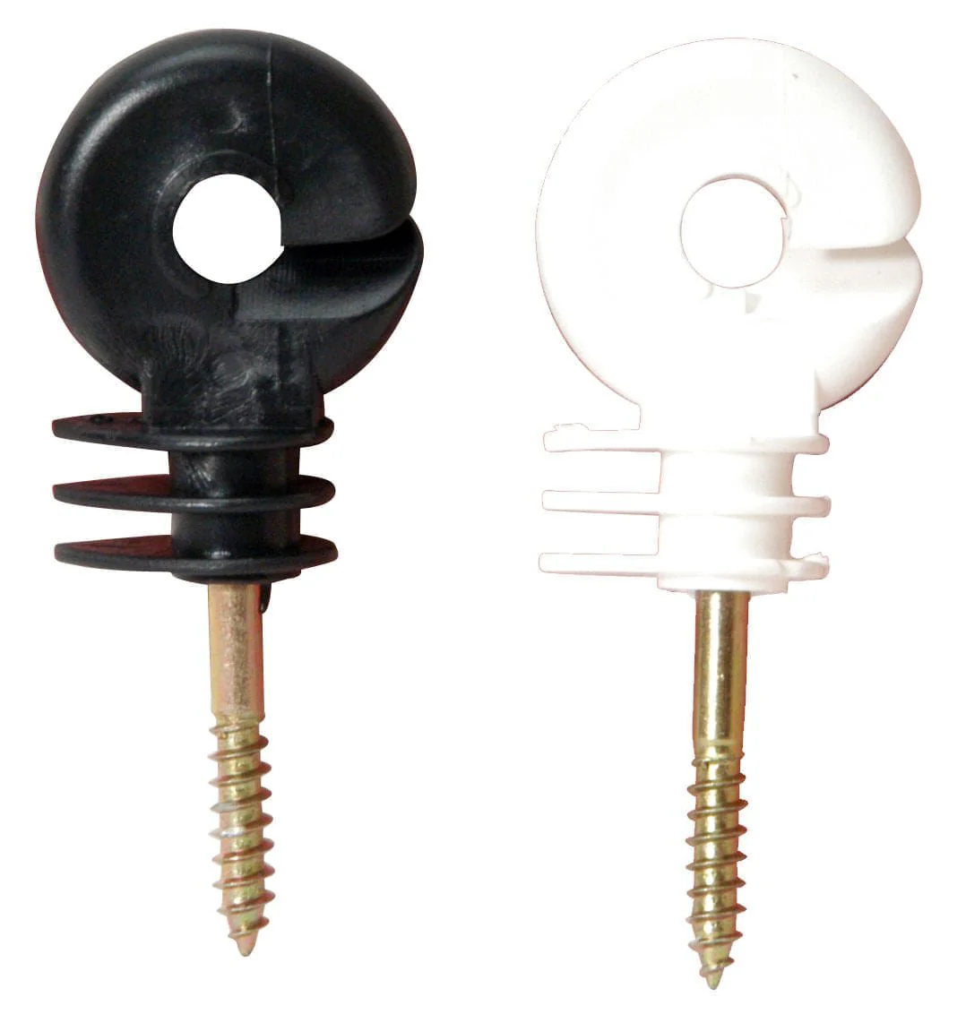 Wood Post Insulators for Poly Wire or Rope 25 Pack - Healthber