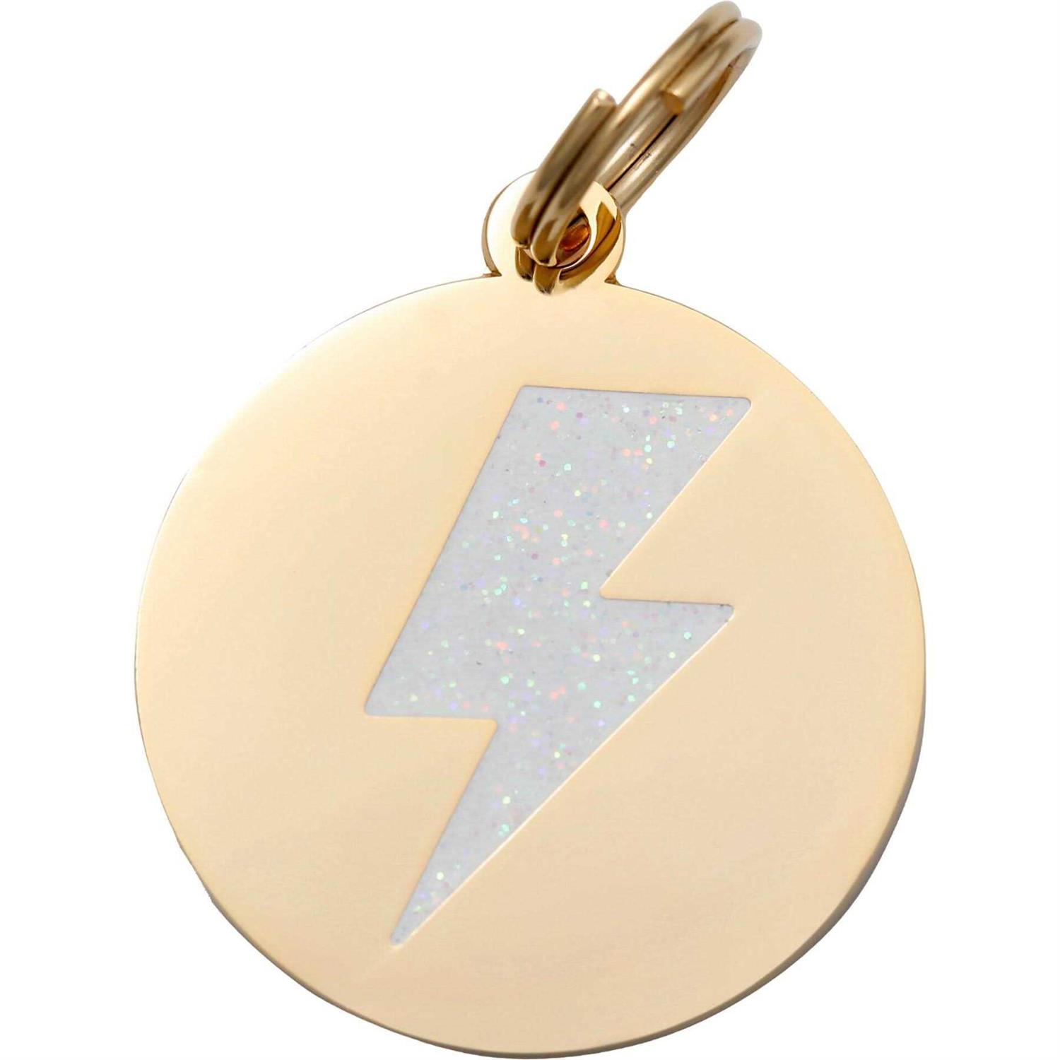 Two Tails Pet Company Lightning Bolt Pet ID Tag - Healthber