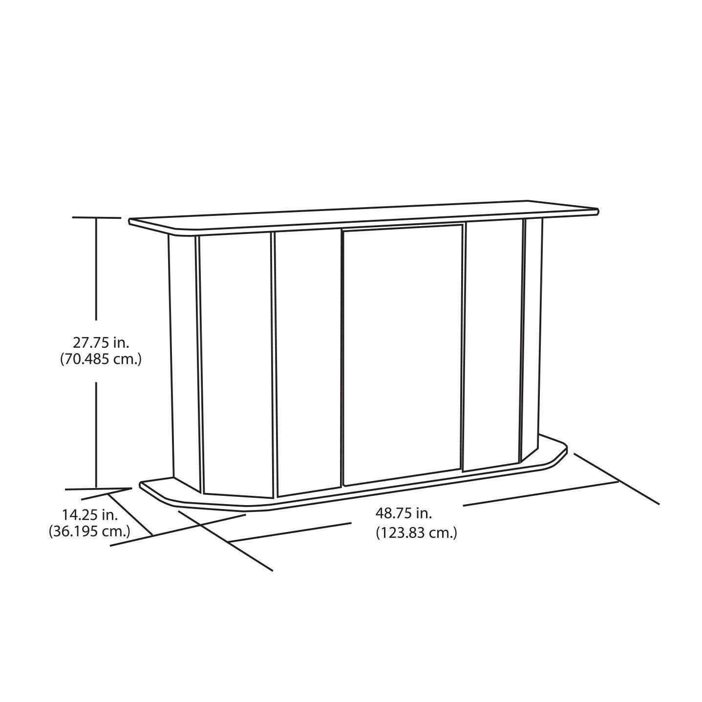 Aqua Culture 38/55 Gallon Wood Aquarium Stand - Healthber