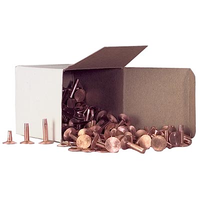 Assorted No. 9 Copper Rivets, 1 lb - Healthber