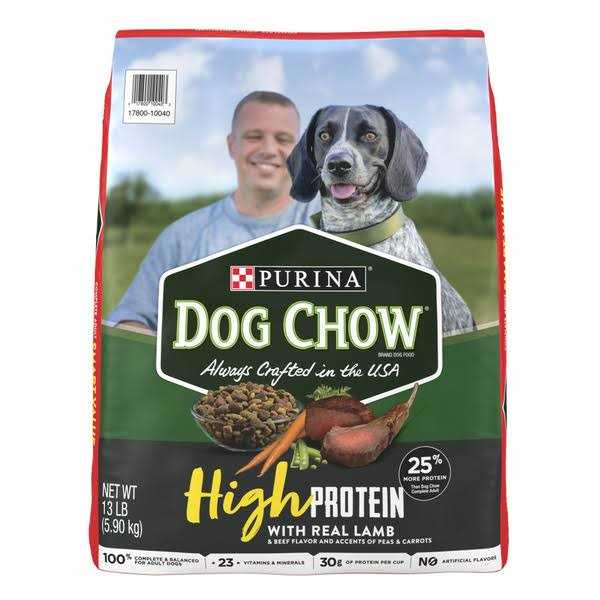 Purina Dog Chow High Protein Dry Dog Food With Real Lamb & Beef Flavor - Healthber