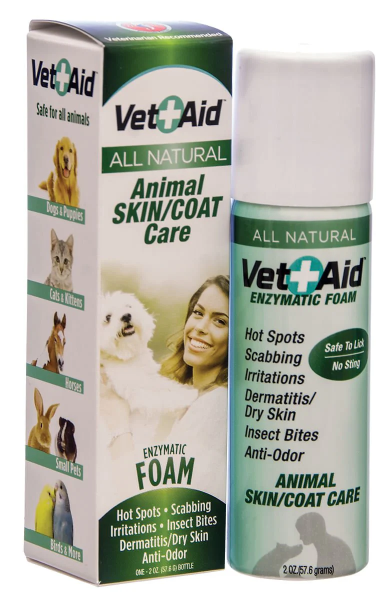 Vet-Aid Sea Salt Wound Foam, 2 oz - Healthber