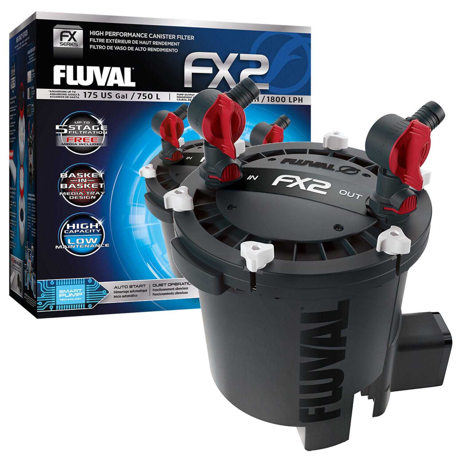 Fluval FX2 High Performance Canister Filter - Healthber