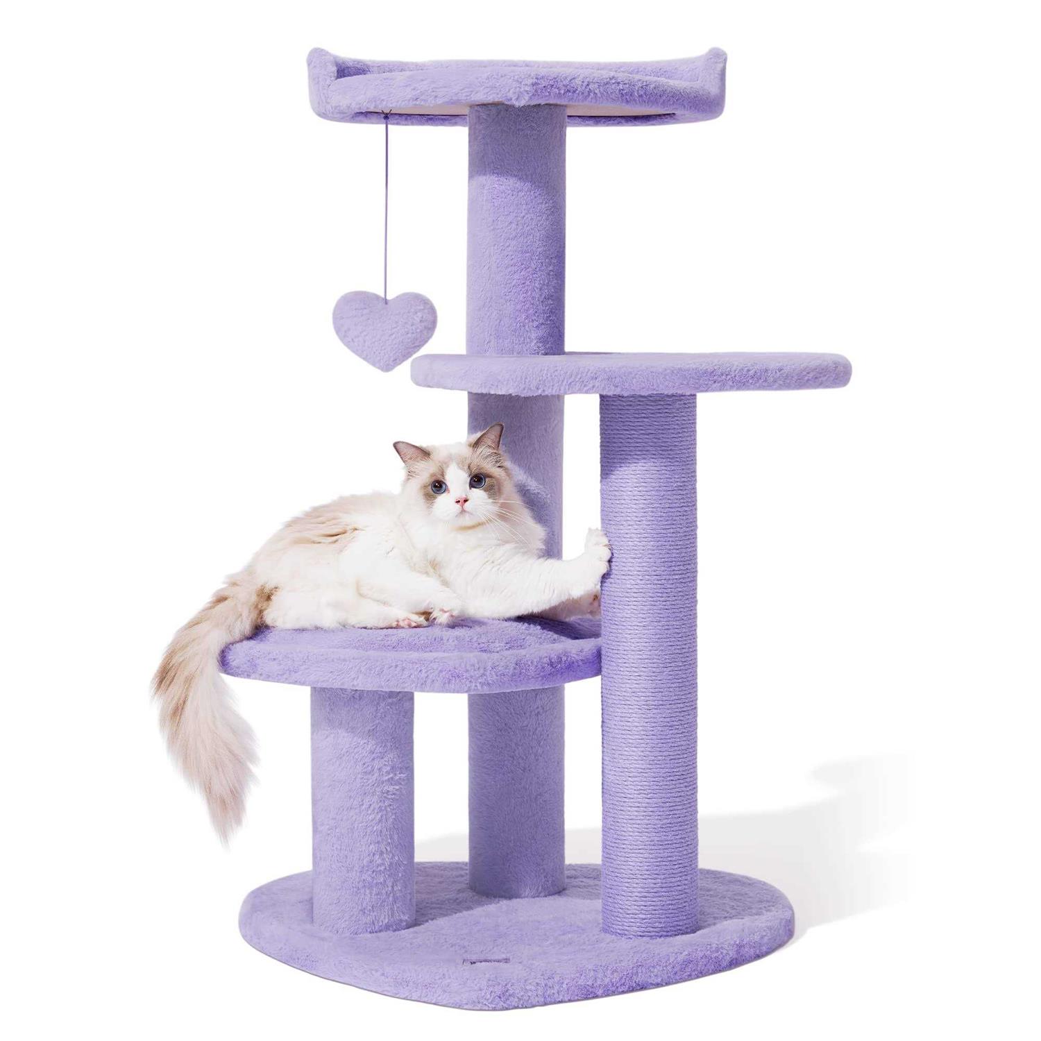 Heartpurrple Cat Climber Tree by Vetreska - Healthber