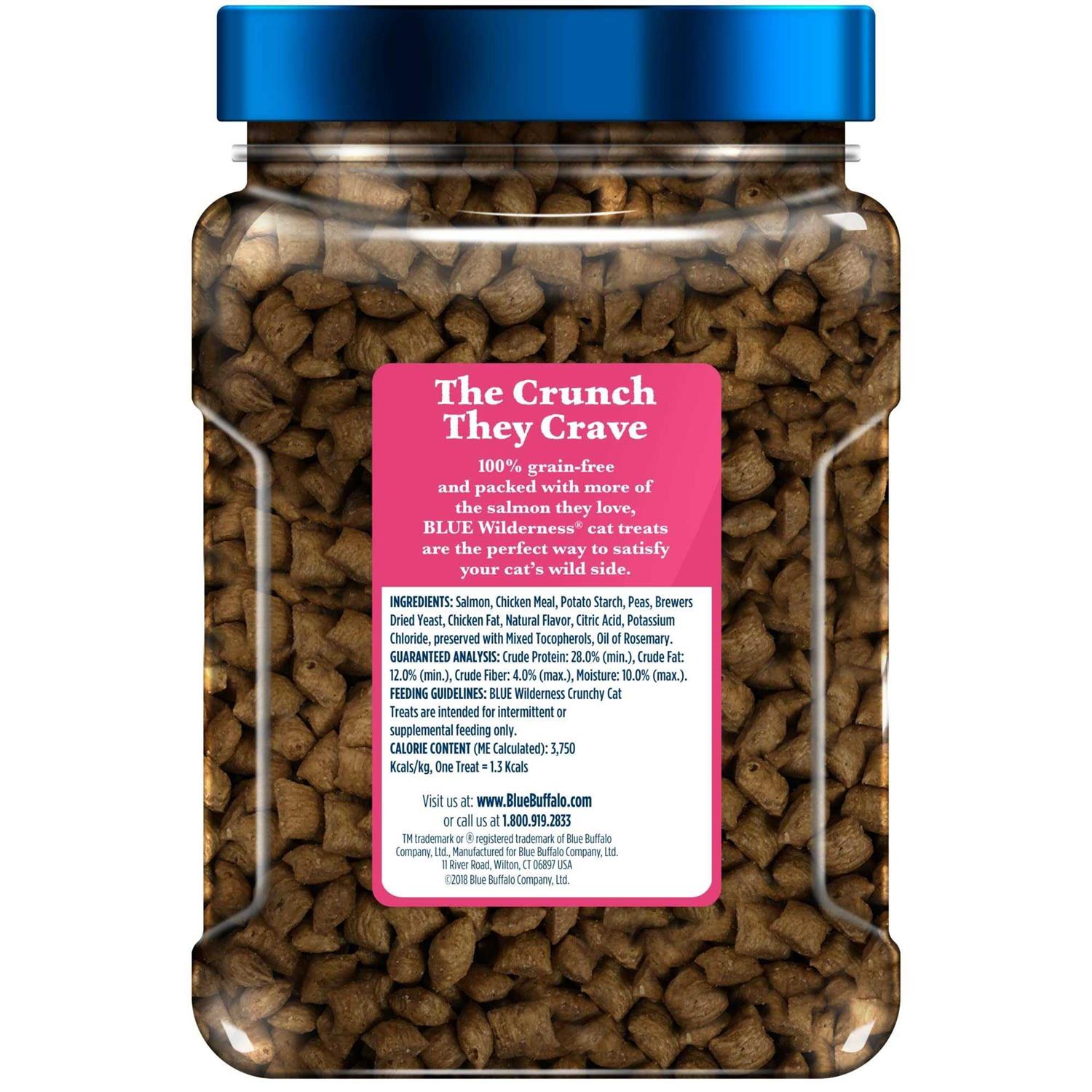 Blue Buffalo Wilderness Crunchy Cat Treats - Healthber