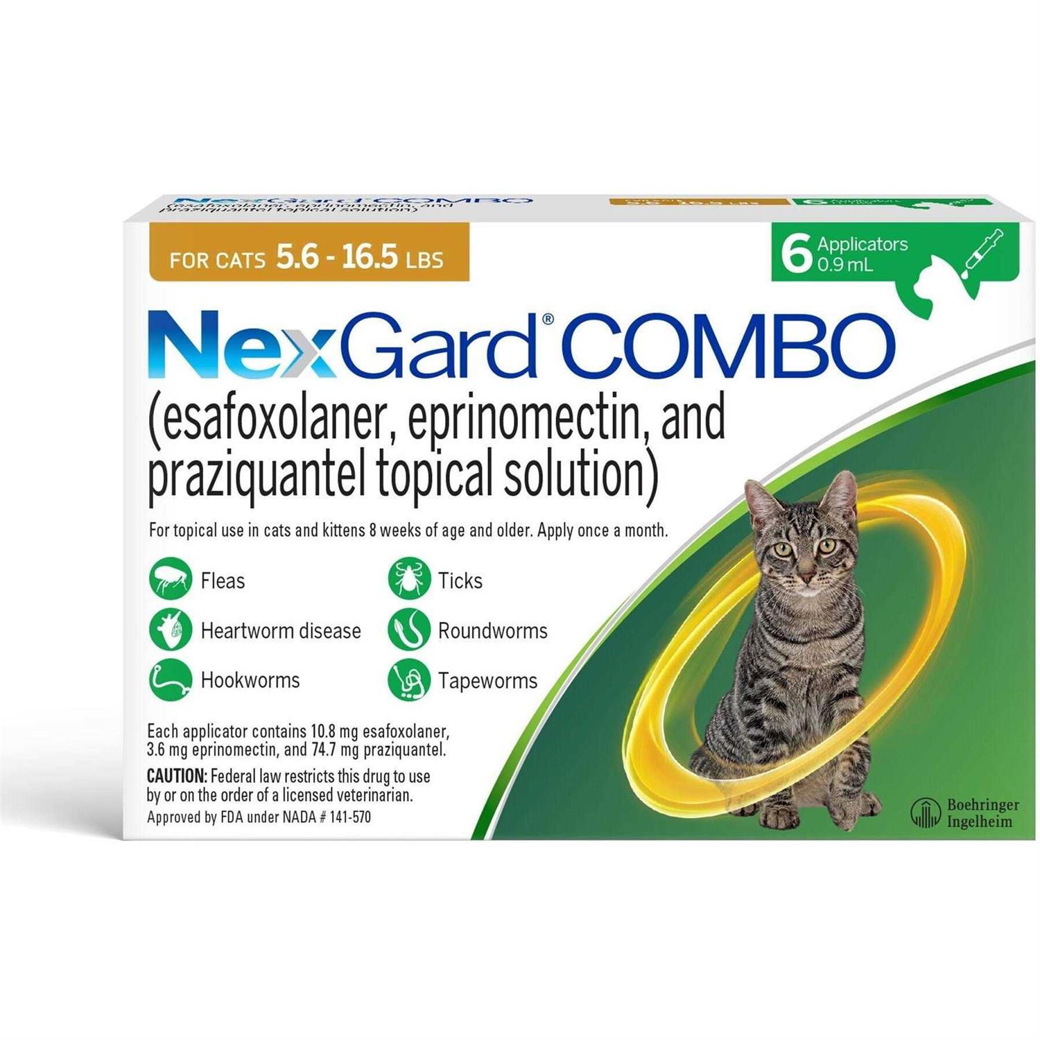 NexGard Combo Topical for Cats - Healthber