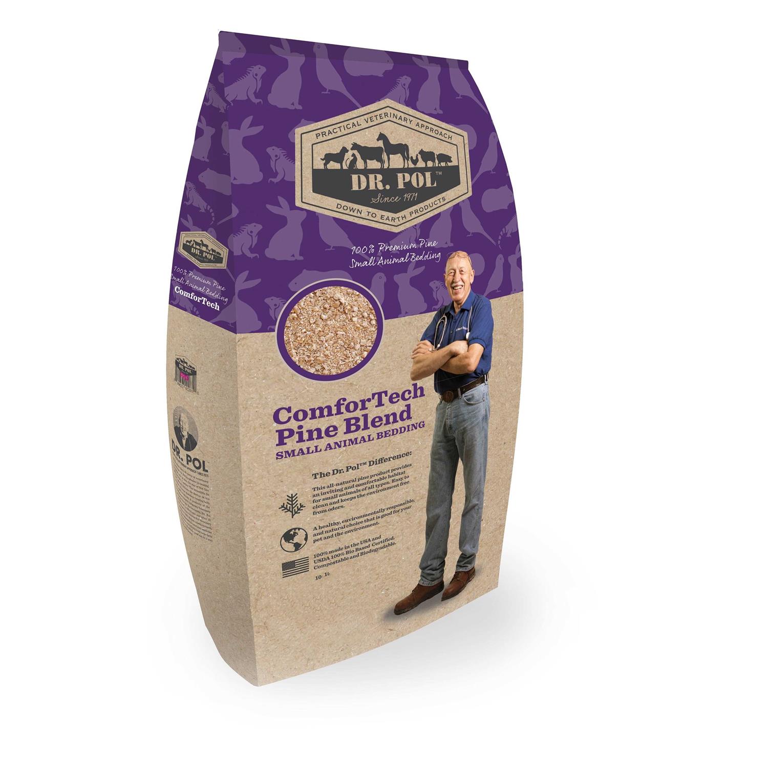 Dr Pol ComforTech Small Animal Bedding -14lb Bag - Healthber