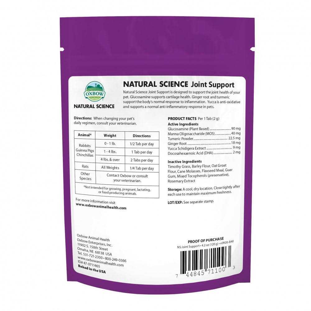 Oxbow Natural Science Joint Support - Healthber