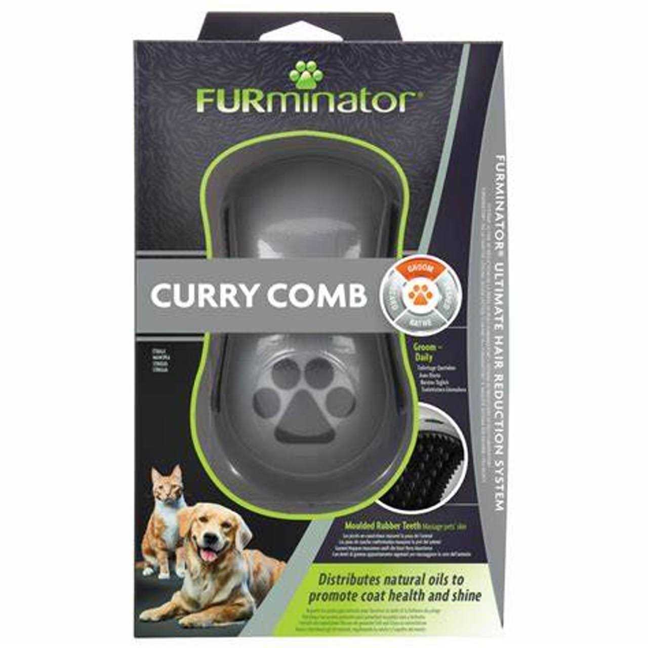 FURminator Curry Comb For Dogs - Healthber