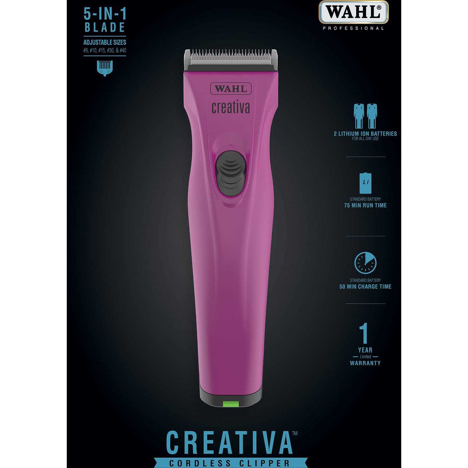 Wahl Creativa Cordless Clipper - Healthber