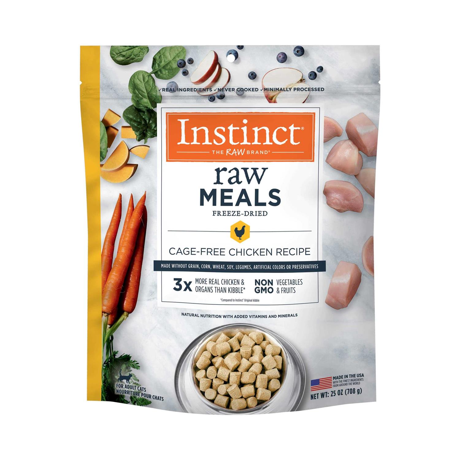 Instinct Freeze Dried Raw Meals Grain Free Recipe Dog Food - Healthber