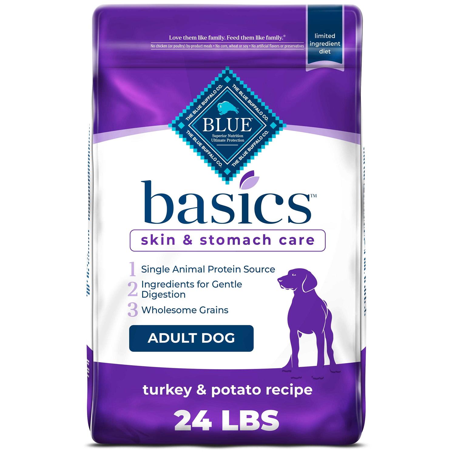 Blue Buffalo Basics Adult Turkey Potato Dry Dog Food - Healthber