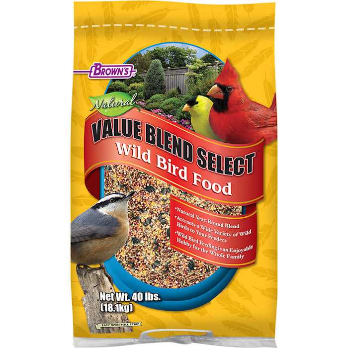Brown’s Value Blend Select Bird Food - Healthber