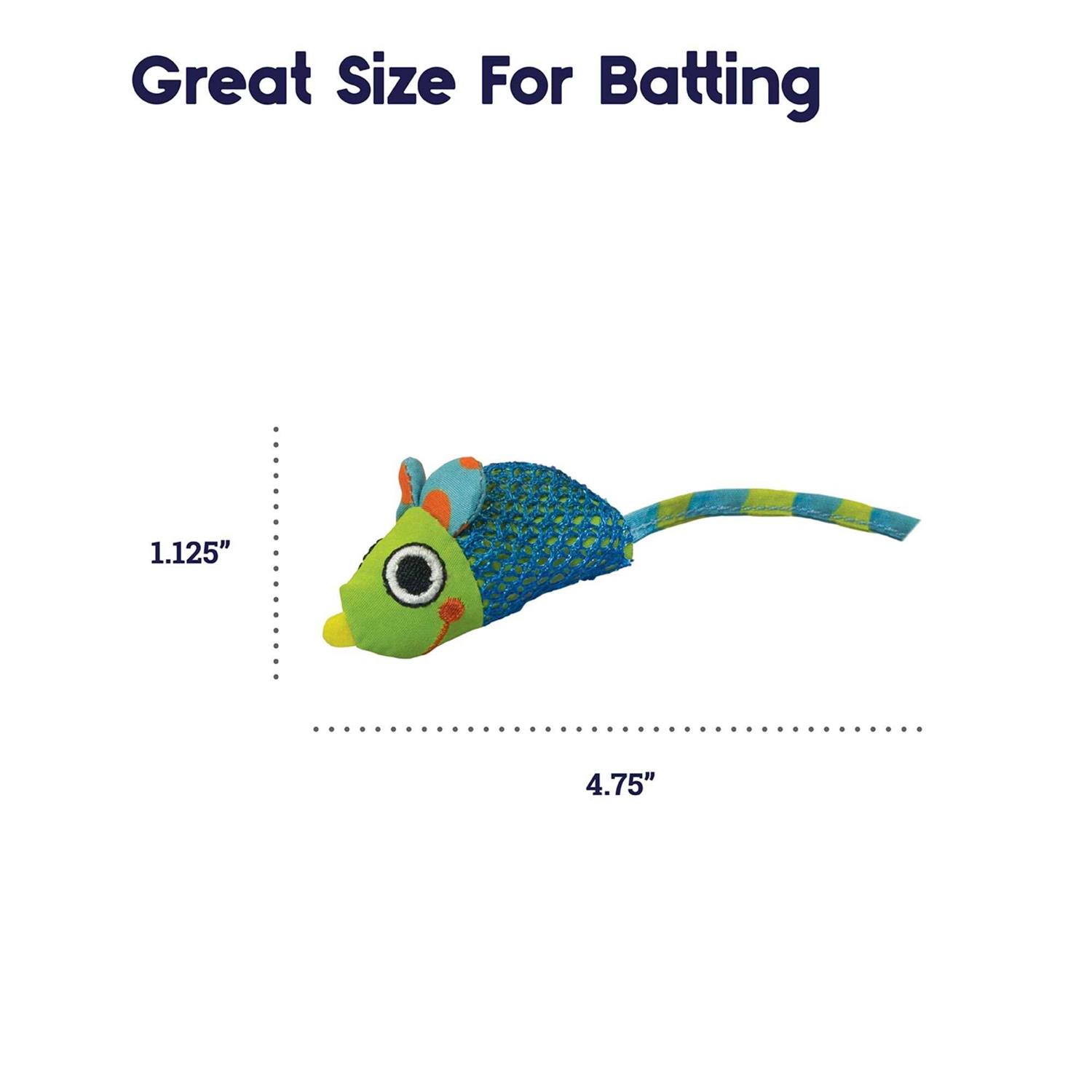 Petstages Cat Toy Catnip Chew Mice - Healthber