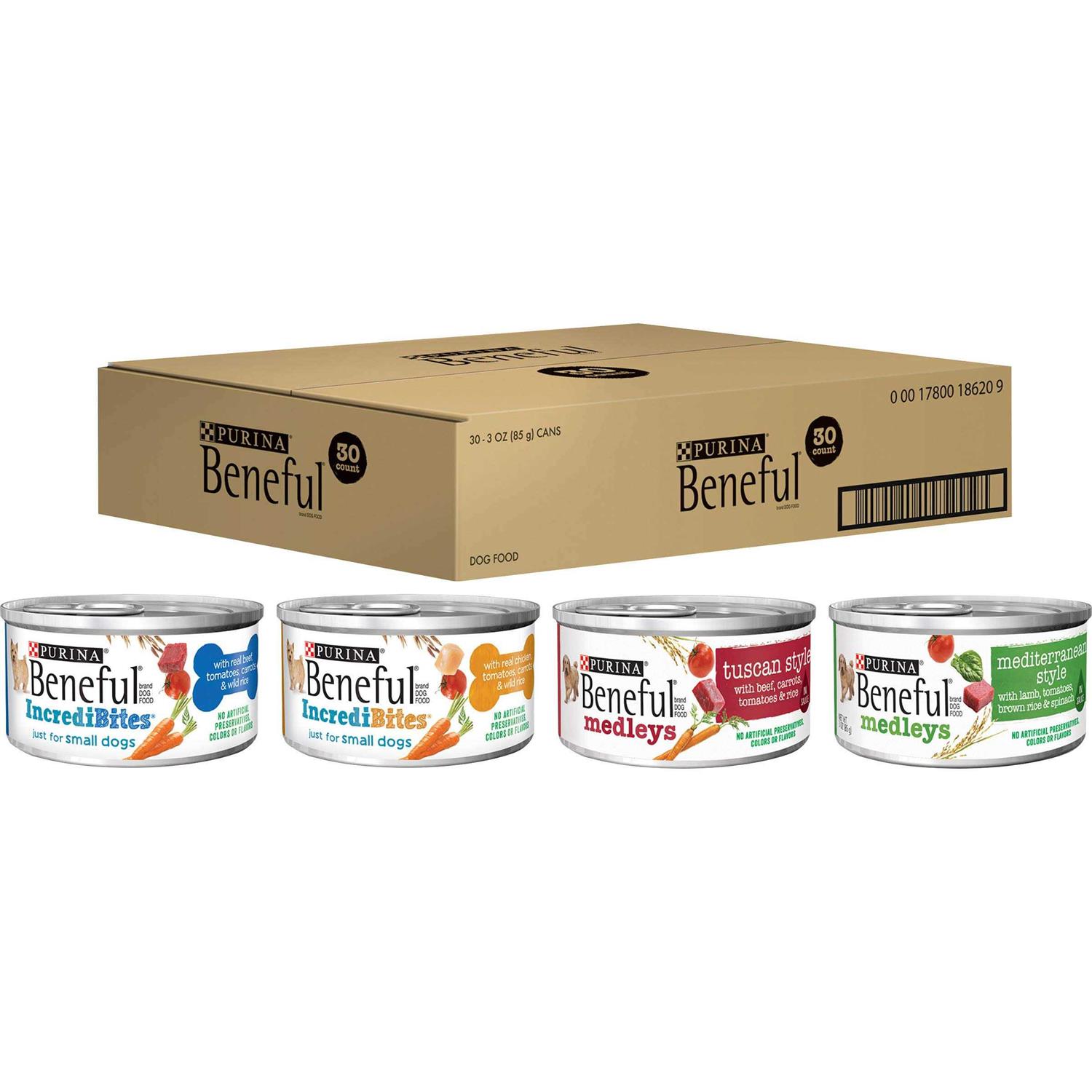 Purina Beneful Wet Dog Food Variety Pack - Healthber