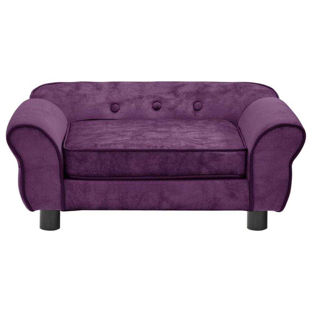 vidaXL Dog Sofa 28.3×17.7×11.8 Plush - Healthber