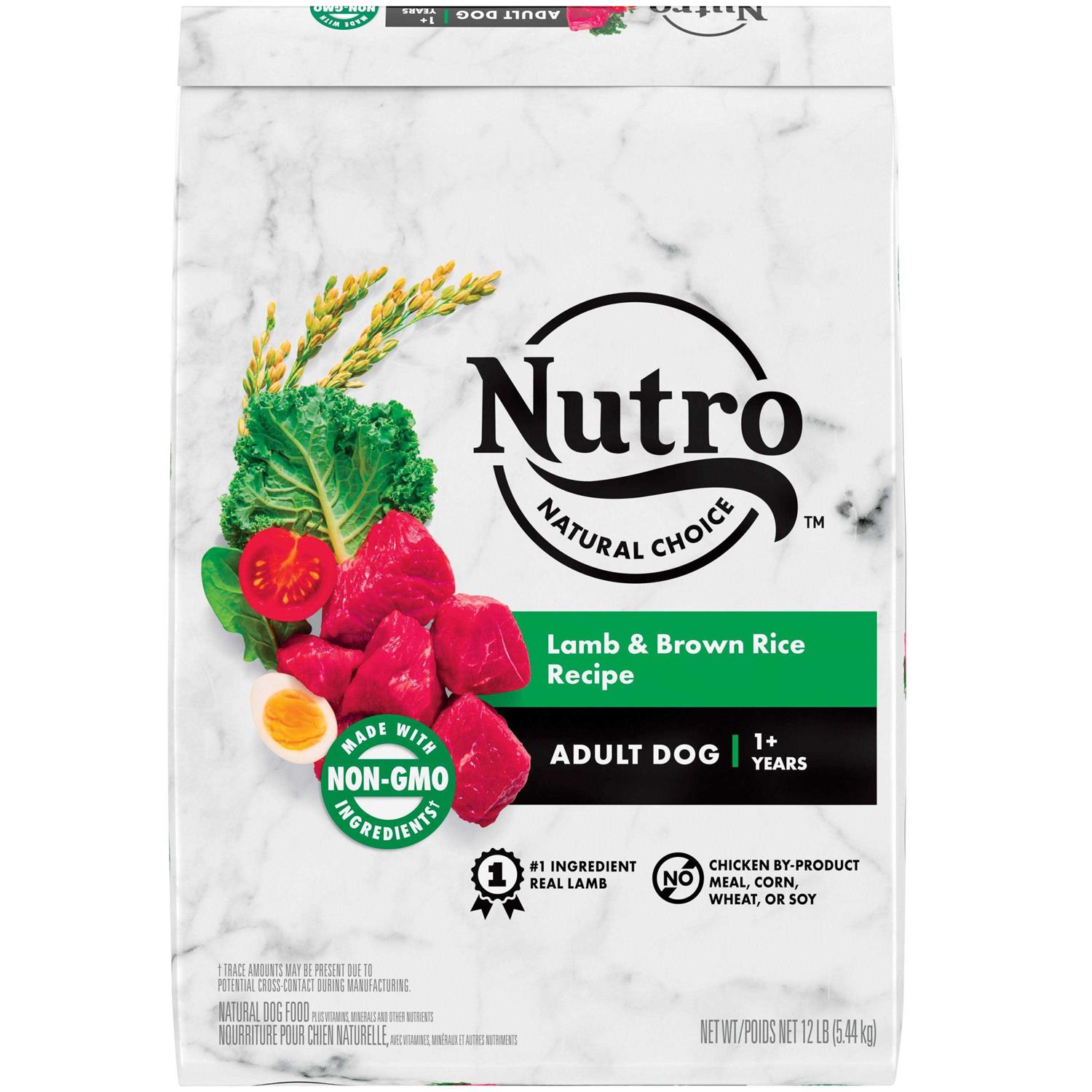 Nutro Natural Choice Adult Dry Dog Food Lamb Rice - Healthber