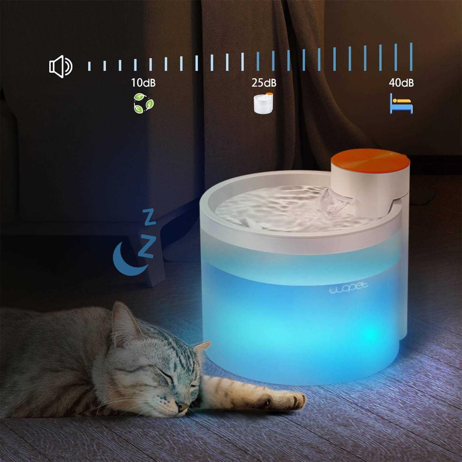 Wopet Pet Dog Cat Water Fountains Dispenser - Healthber