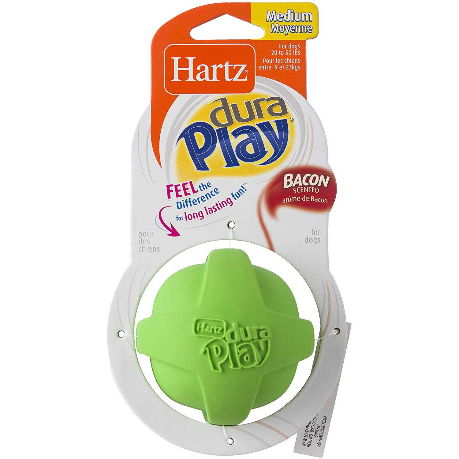 Hartz Dura Play Ball Dog Toy - Healthber
