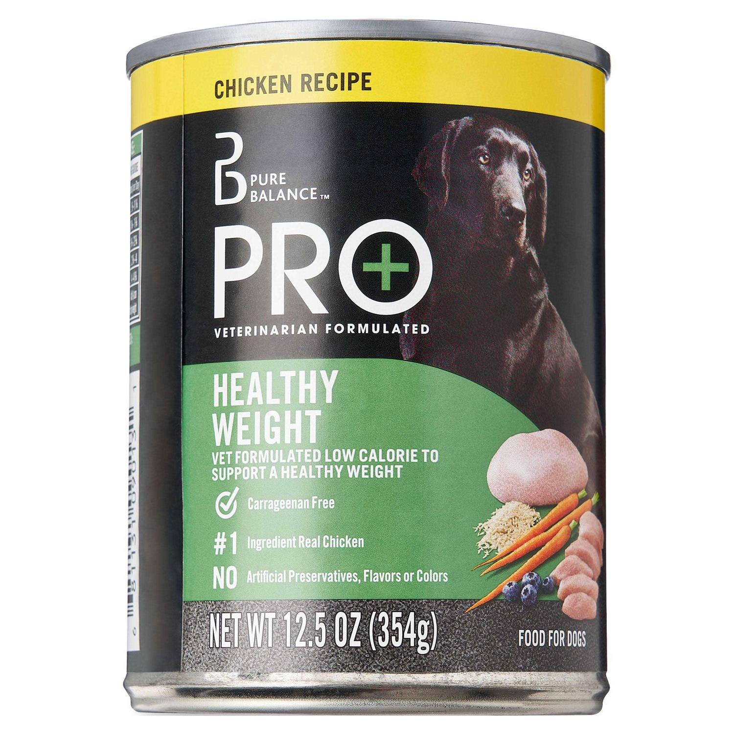Pure Balance Pro+ Healthy Weight Wet Food for Dogs - Healthber