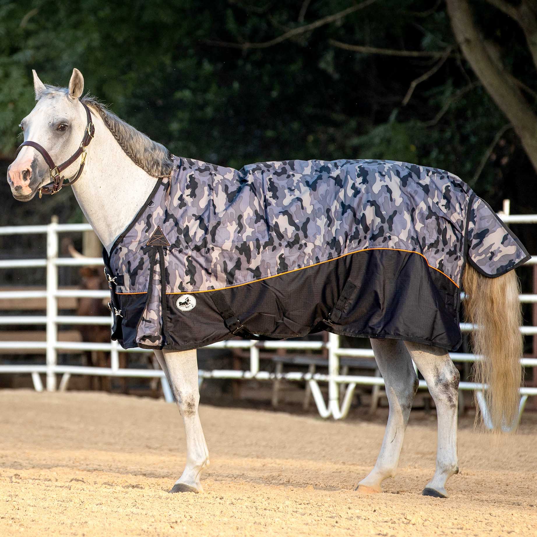 Economy Plus 1200 Denier Standard Neck Turnout Blanket, 240 Gram - Healthber