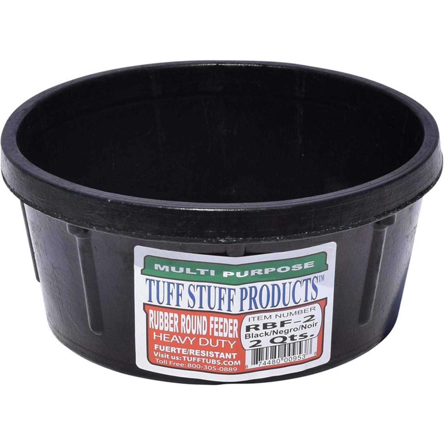 Tuff Stuff Products Rubber Round Feeder - Healthber