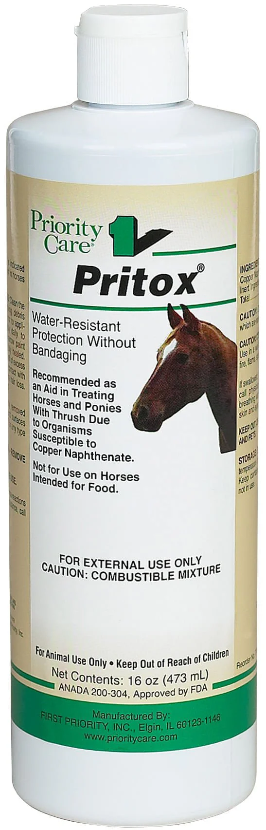 Pritox Thrush Treatment for Horses, 16 oz - Healthber