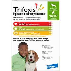 Trifexis 6pk Dog 20.1-40 Lbs - Healthber