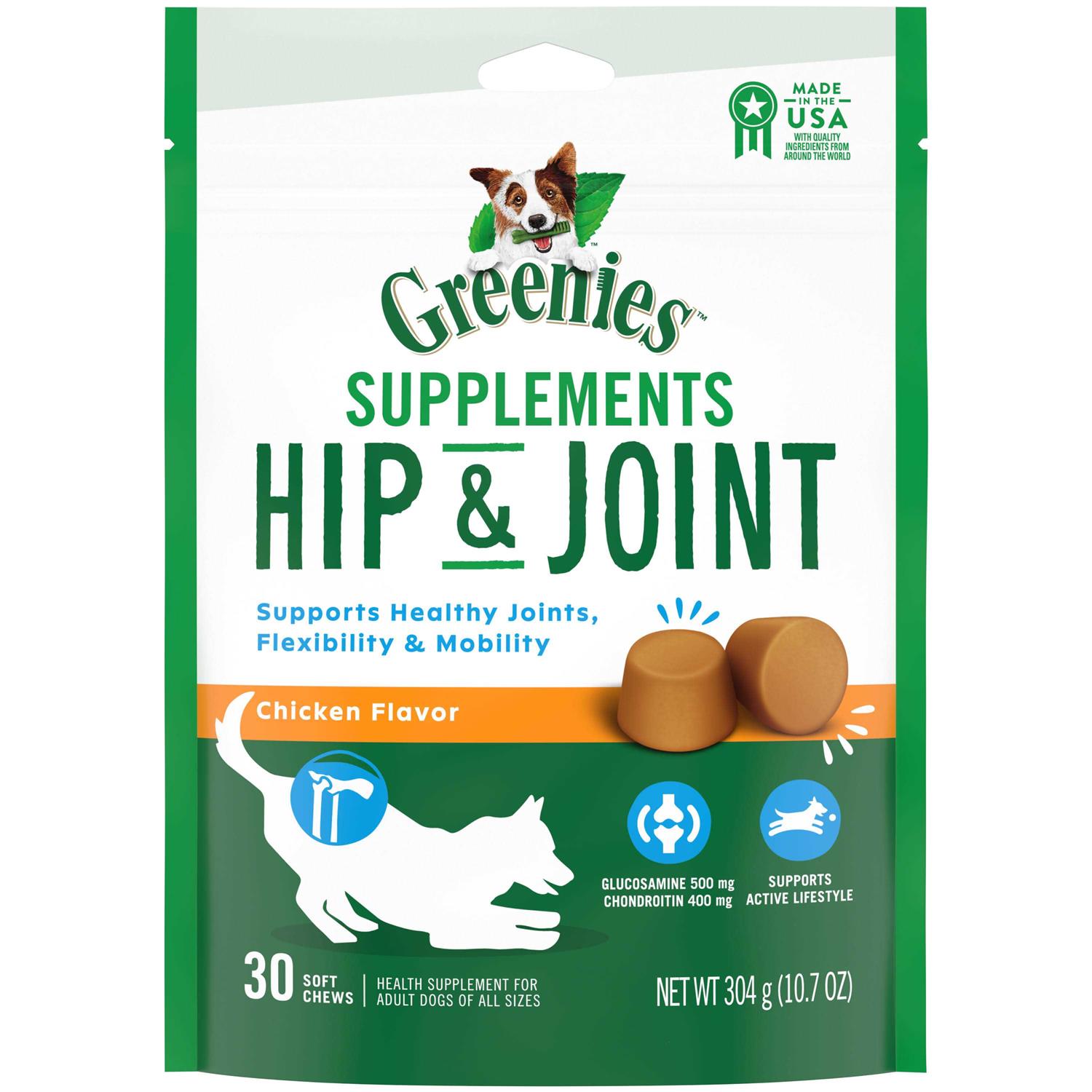 Greenies Supplements Hip & Joint for Dogs - Healthber