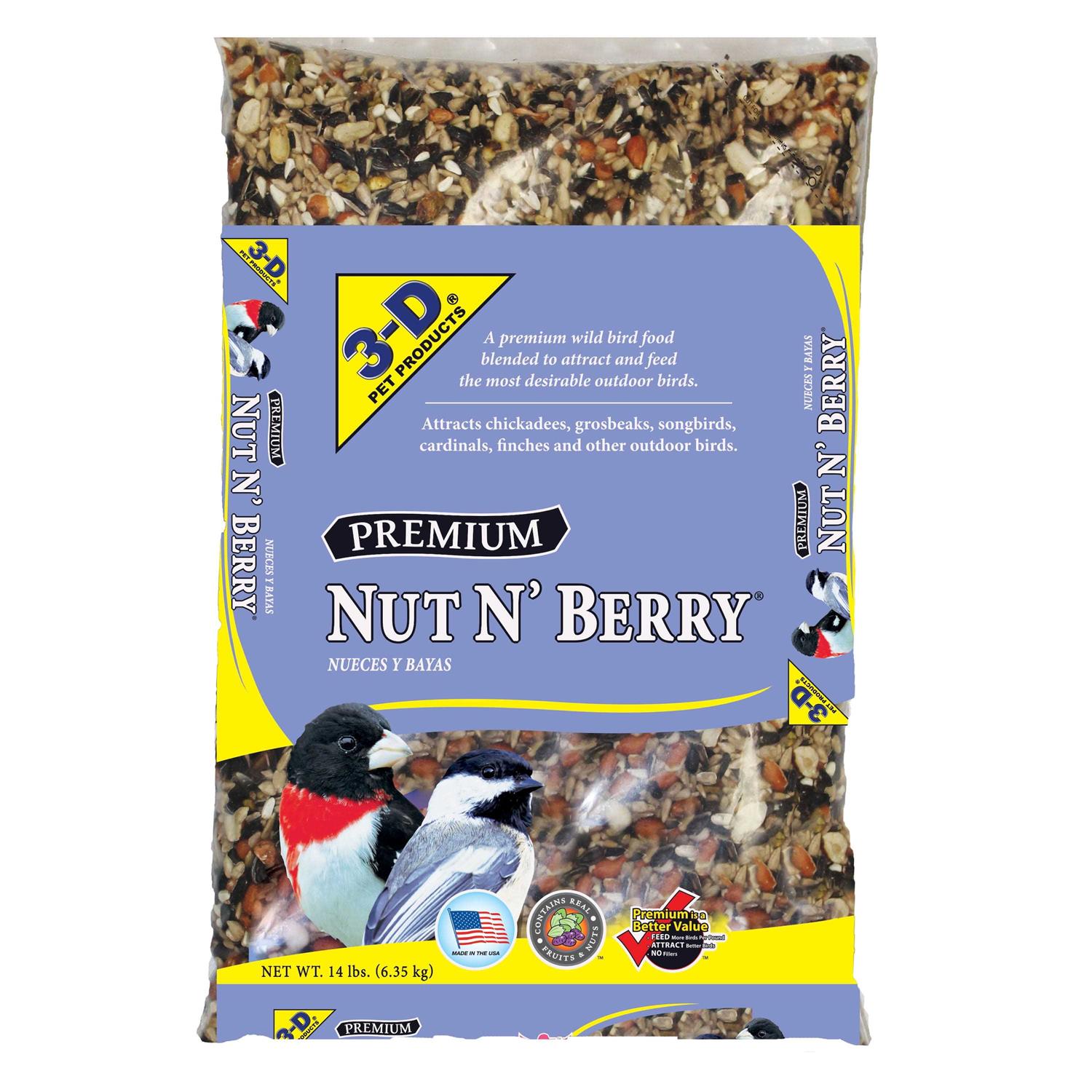 3-d Pet Products Nut & Berry Bird - Healthber