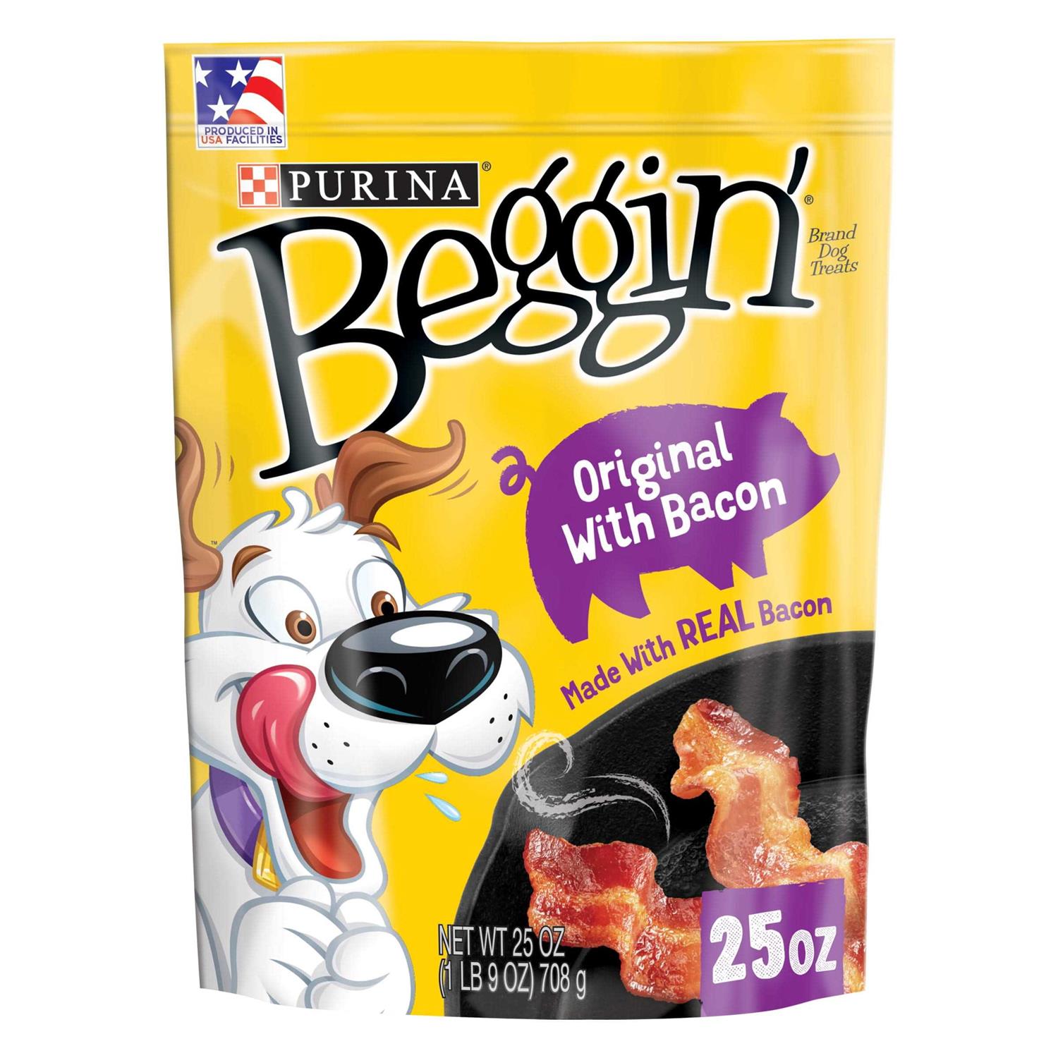 Purina Beggin’ Strips Bacon Flavor Dog Treats - Healthber