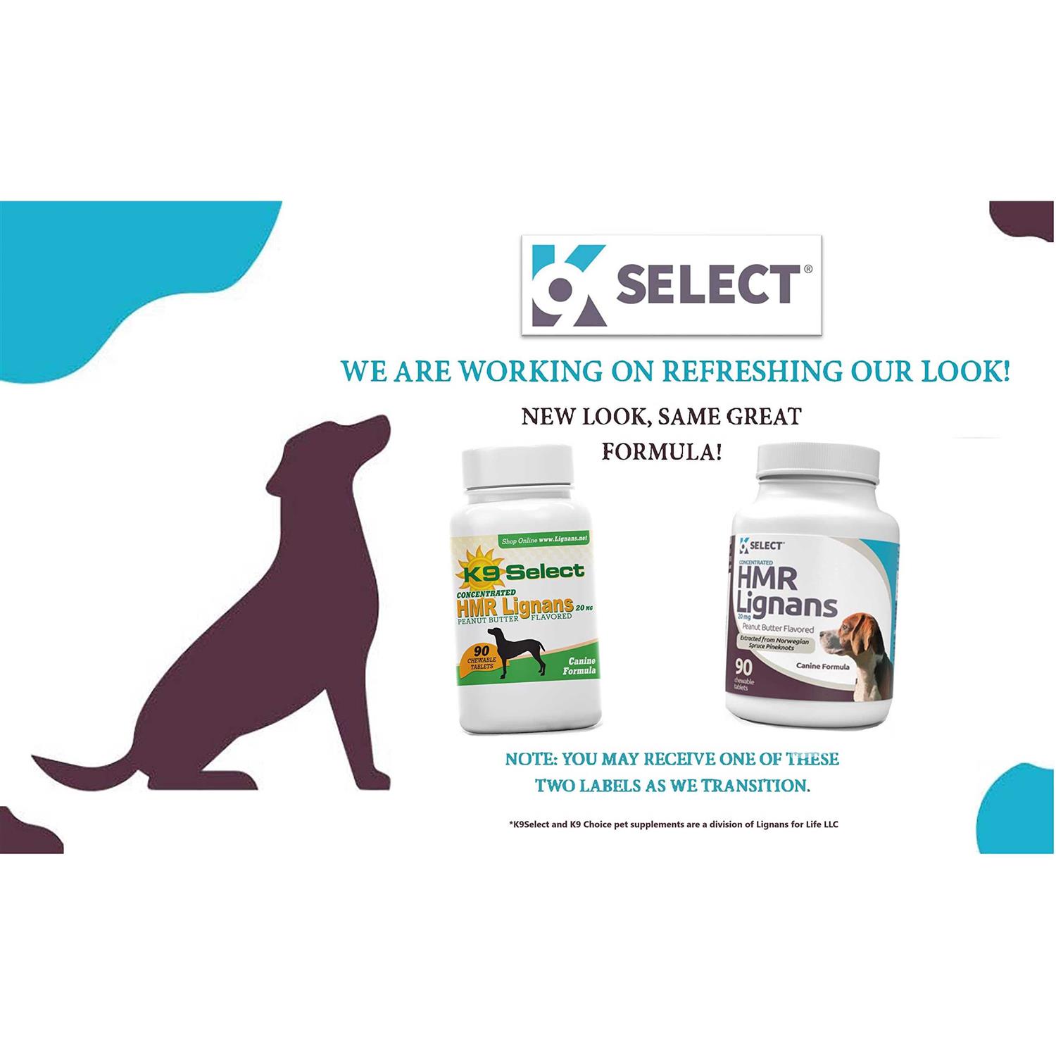 K9 Select Peanut Butter HMR Lignans Dog Hormone Supplement - Healthber