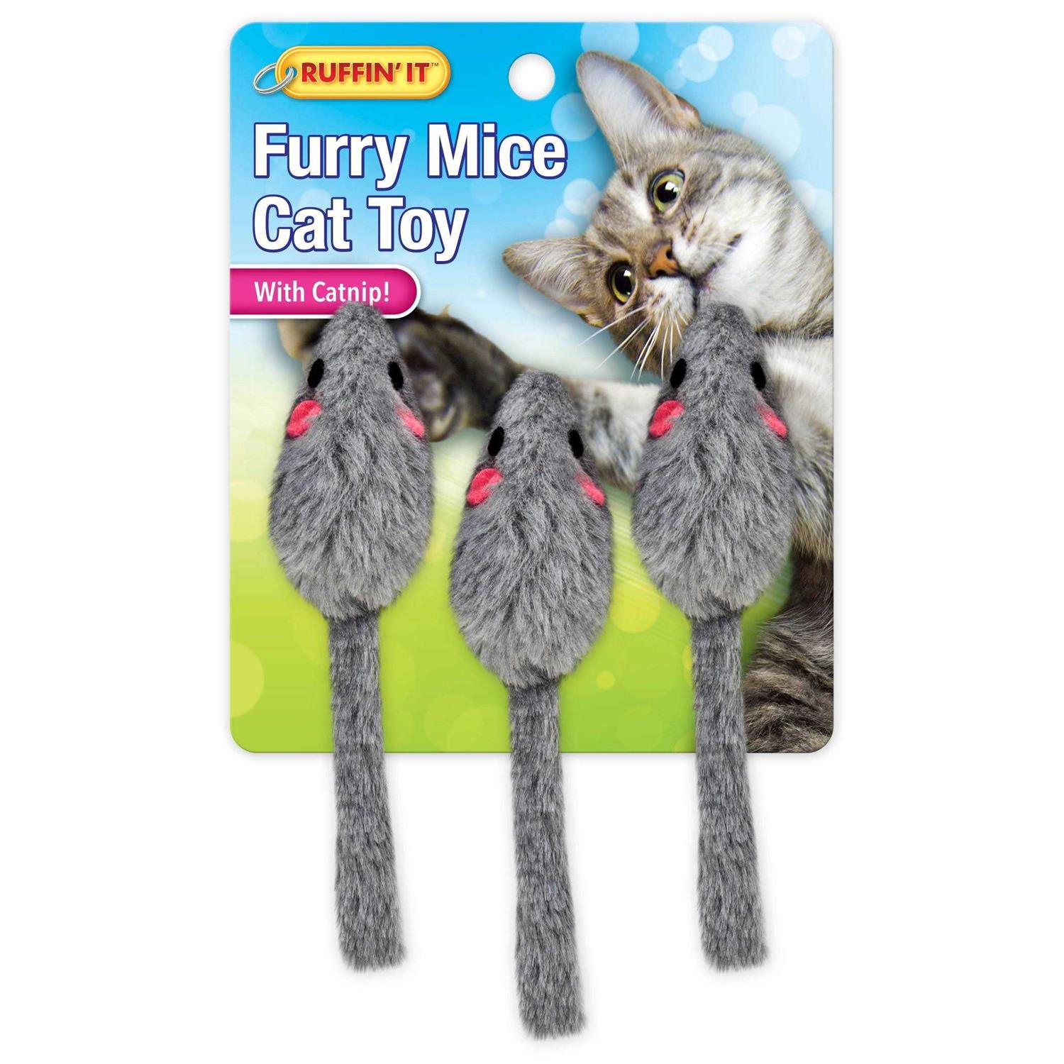 Ruffin’ It Cat Toy with Catnip - Healthber