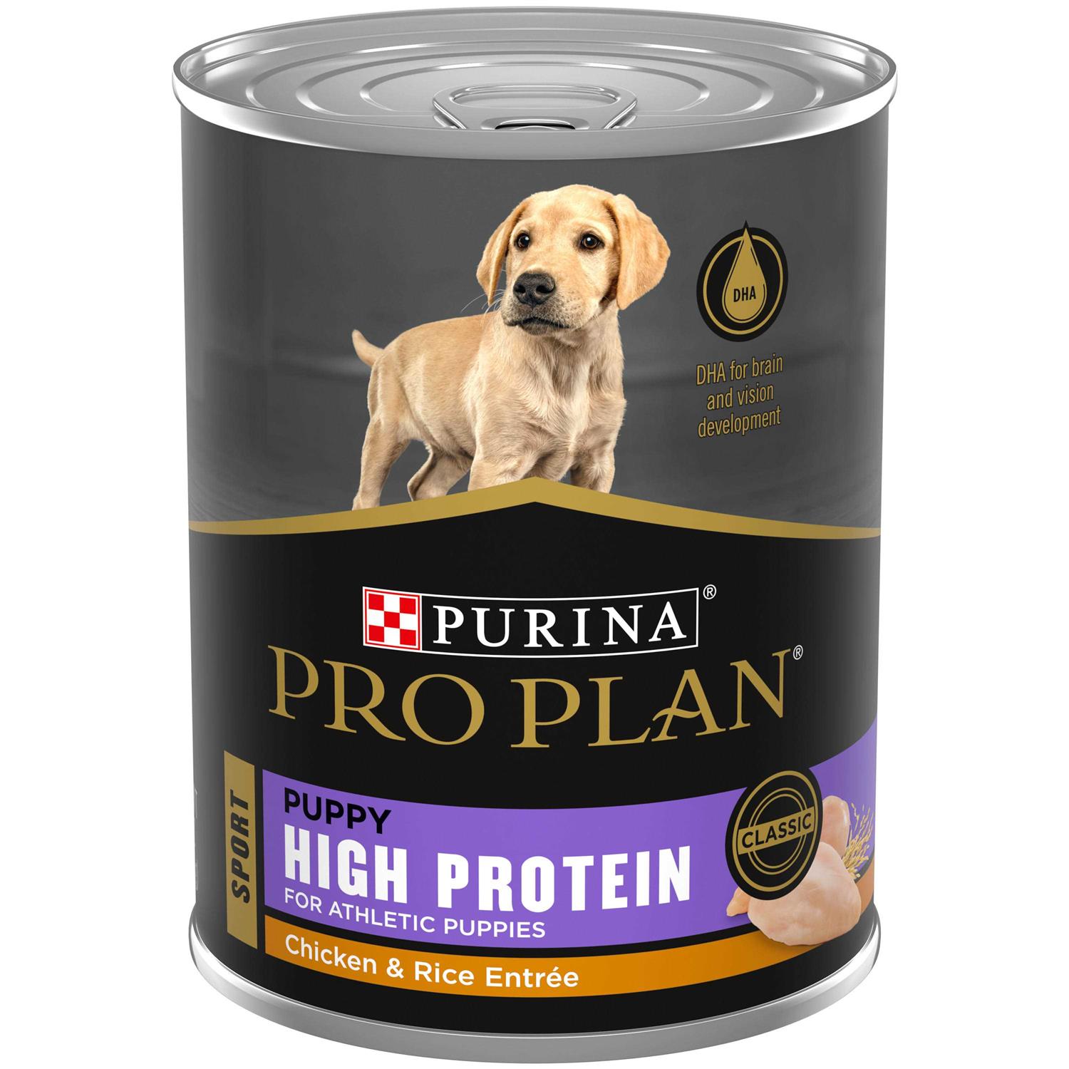 Purina Pro Plan Sport High Protein Rice Wet Puppy Food - Healthber