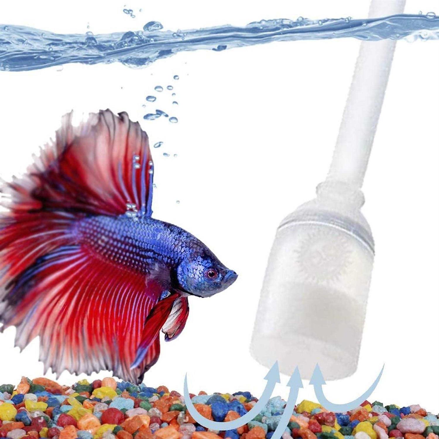Sungrow Gravel Cleaner Vacuum Pump & Tank Water Changer Betta Fish Aquarium Siphon - Healthber