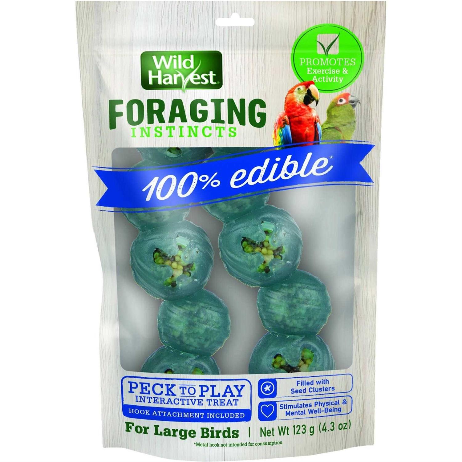 Wild Harvest Foraging Instincts Peck n Play Interactive Treat - Healthber