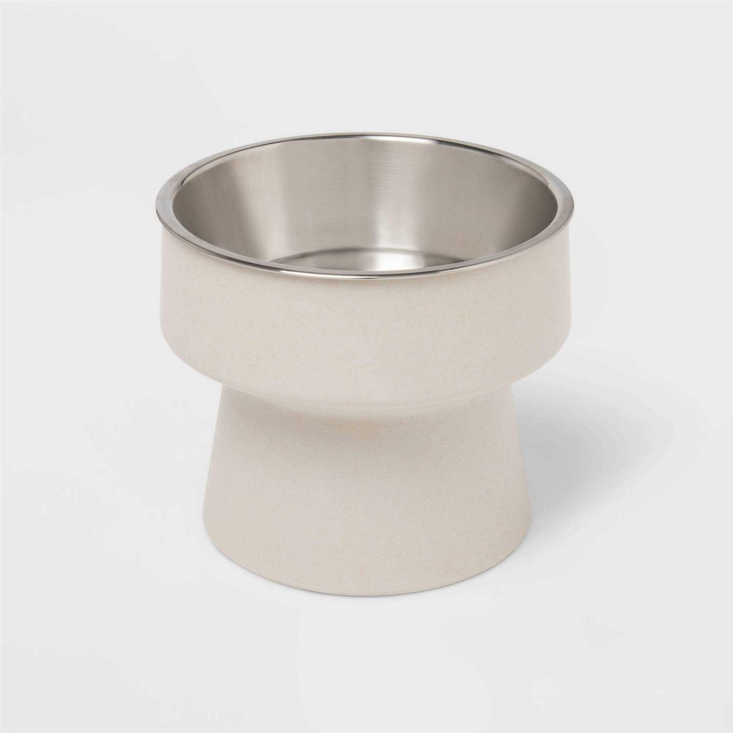 Boots & Barkley Elevated Dog Bowl Gray - Healthber