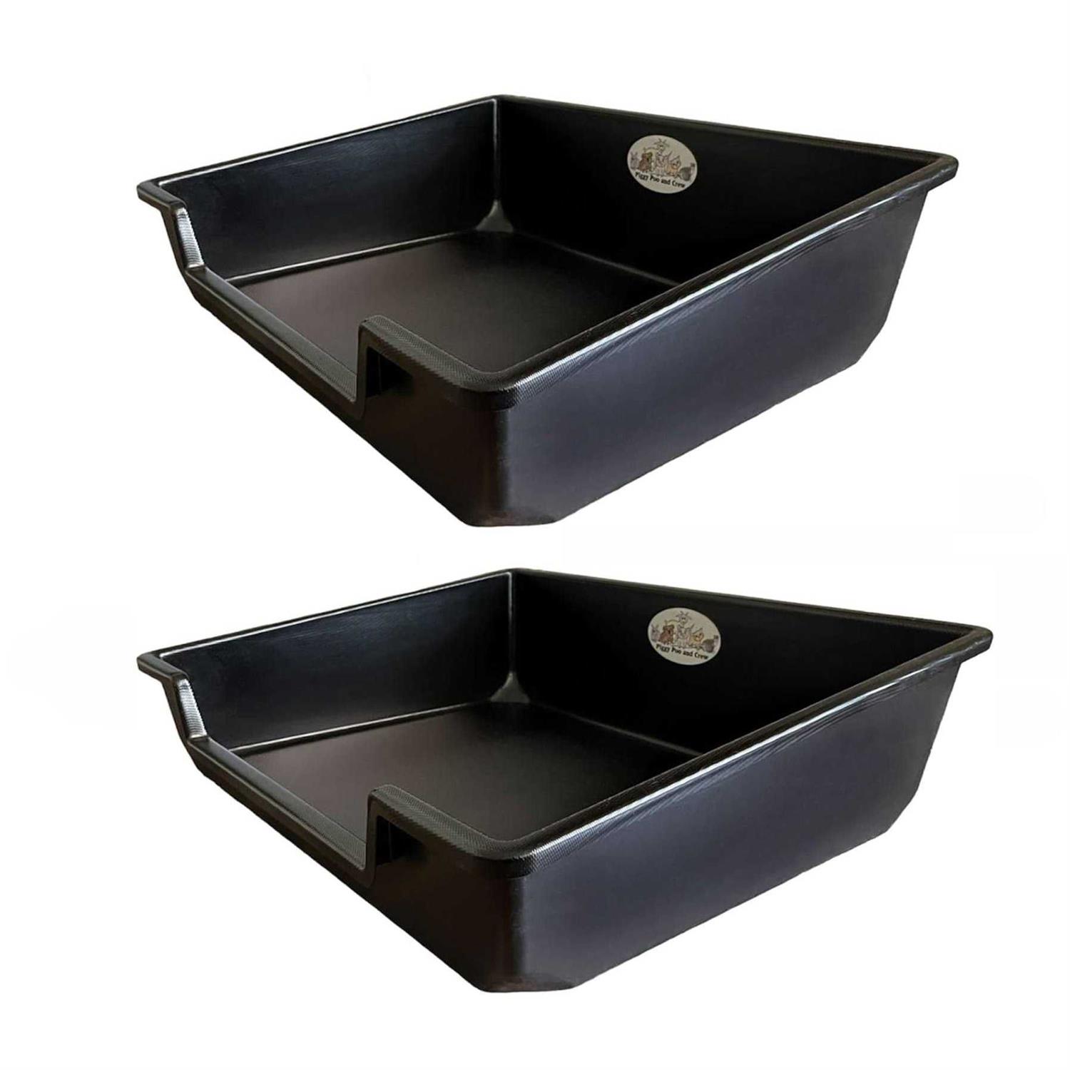 Piggy Poo and Crew Extra Large Litter Box - Healthber