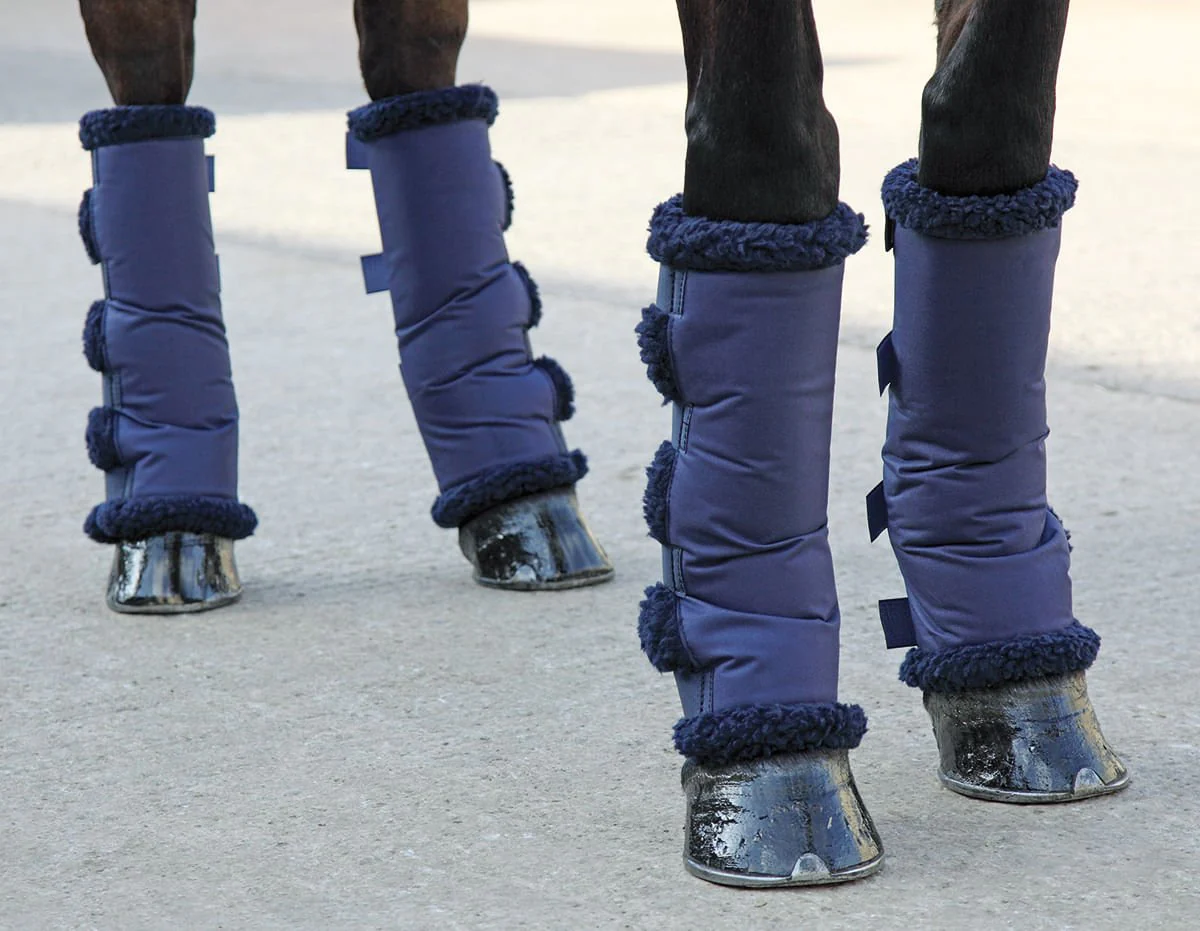 Shires Short Fleece Lined Travel Boots, 4 pack - Healthber
