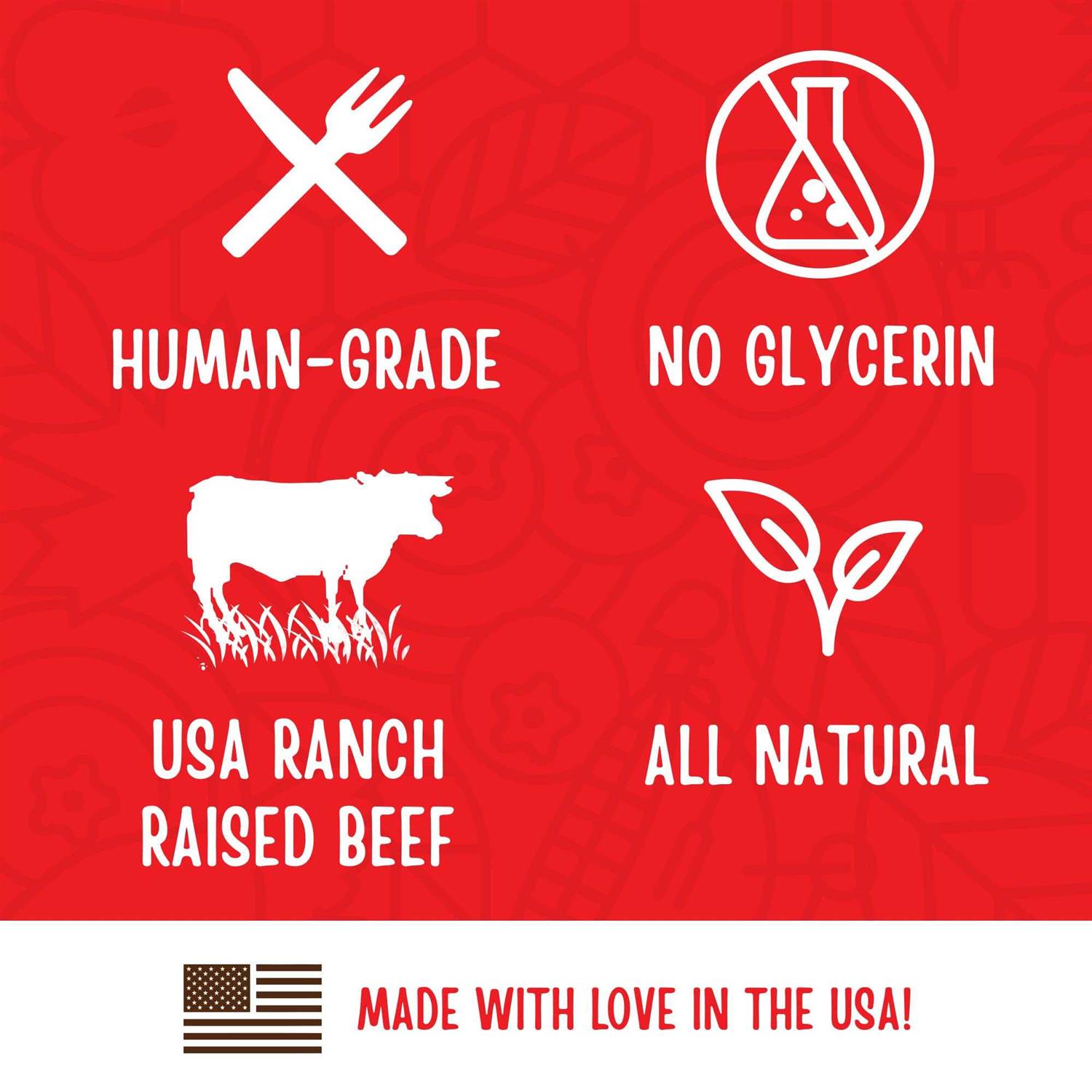 Full Moon Beef Recipe Savory Sticks Dog Treats - Healthber