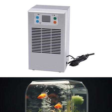 Oukaning Aquarium Chiller 30L Water Cool Chillers Heater for Fish Tank Hydroponics System - Healthber