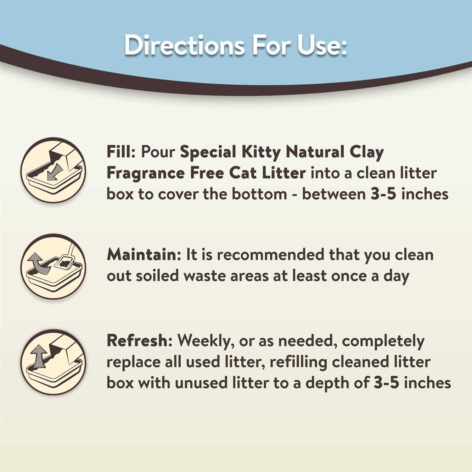 Special Kitty Odor Control Tight Clumping Cat Litter - Healthber