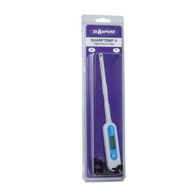 SHARPTEMP-V. Fast Accurate Temperatures in 8 to10 Seconds. Beeps When Ready. 5-Inch Stainless-Steel Probe with Rounded Tip. Safe for All Farm - Healthber