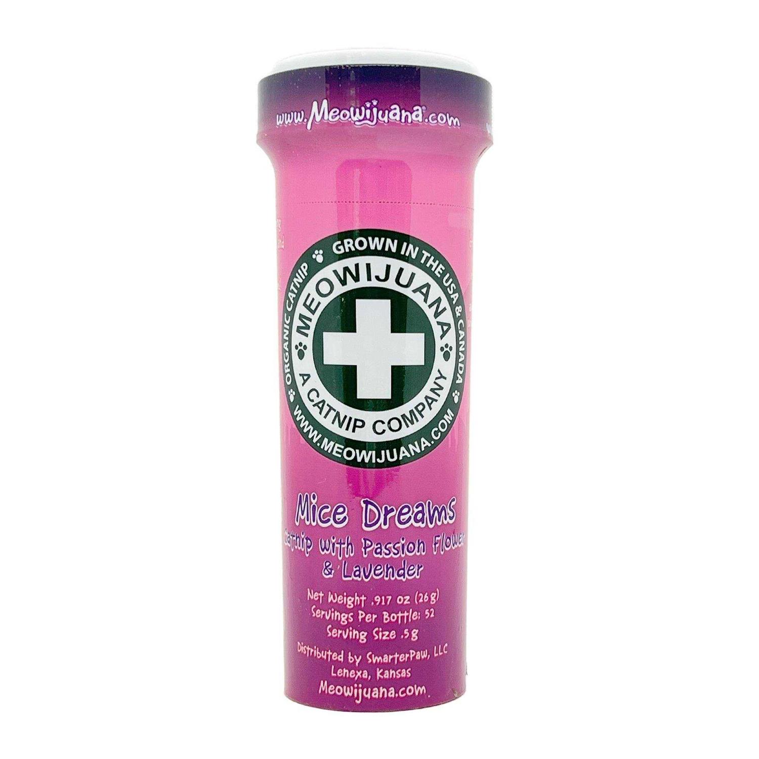 Meowijuana Mice Dreams Passion Flower Lavender Catnip Blend - Healthber