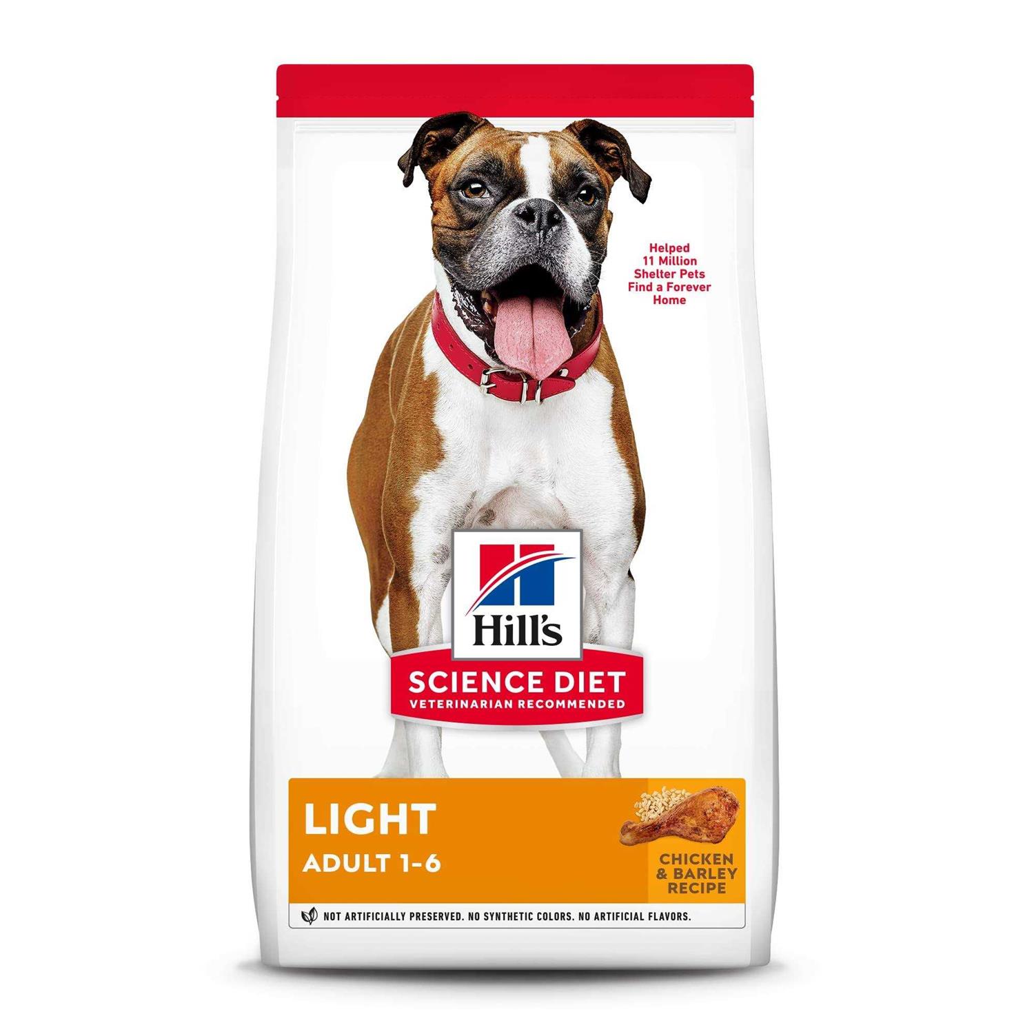 Hill’s Science Diet Adult Light Chicken Meal & Barley Dry Dog Food - Healthber