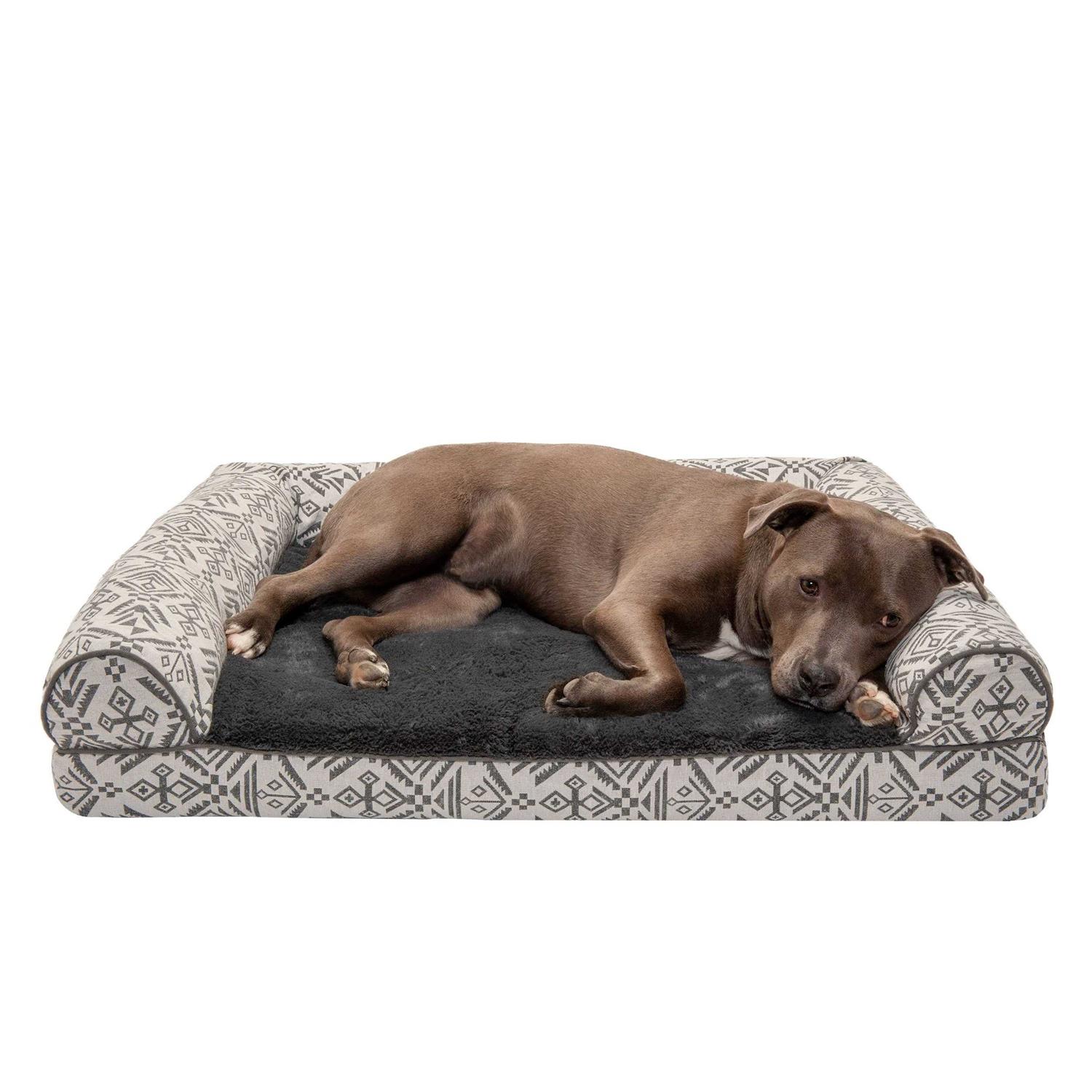 FurHaven Sofa Dog Bed Southwest Kilim - Healthber