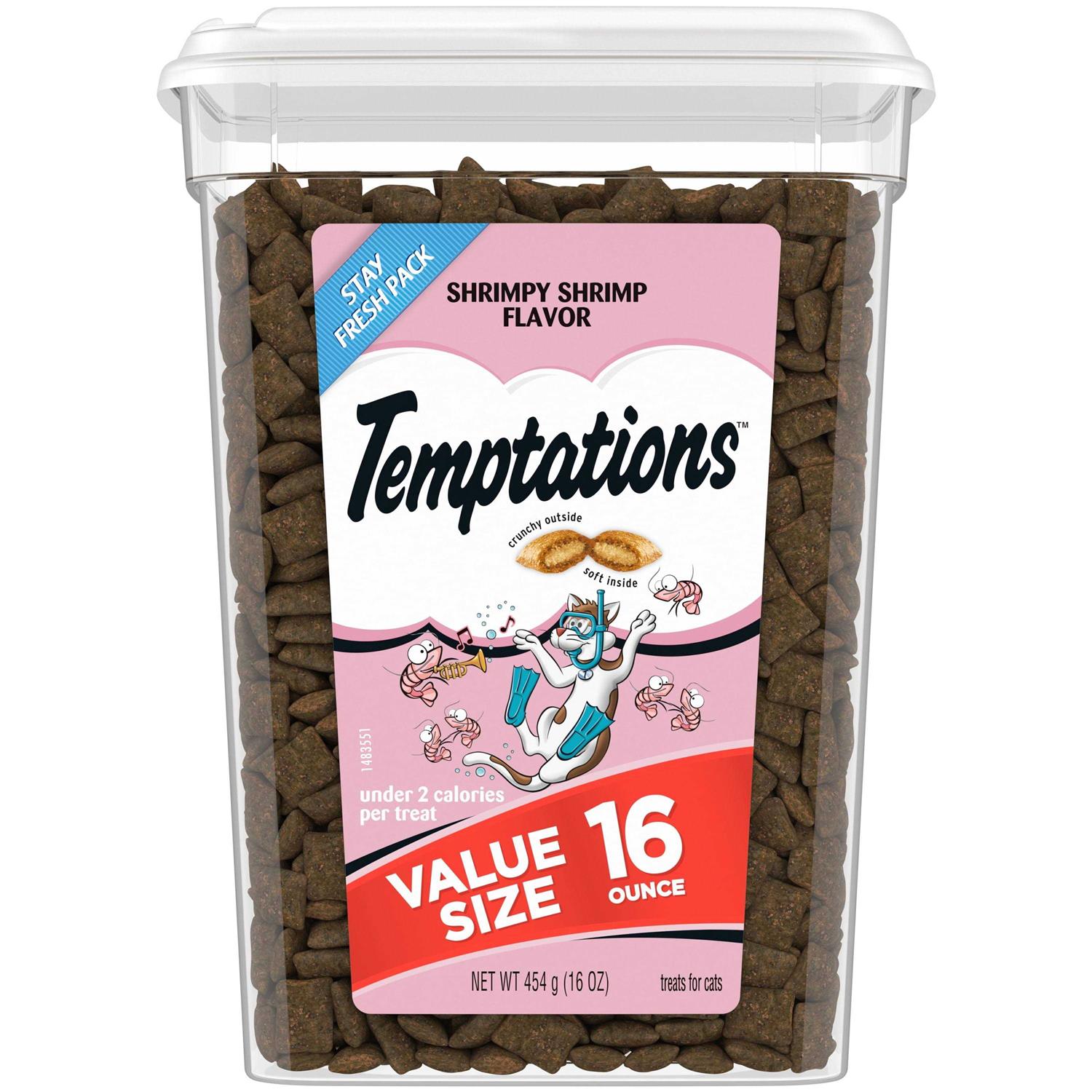 Temptations Cat Treats Shrimpy Shrimp Flavor - Healthber