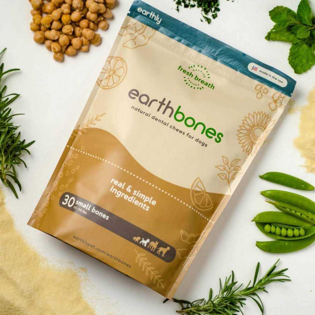 Earthbones Dental Chews for Dogs Bones - Healthber
