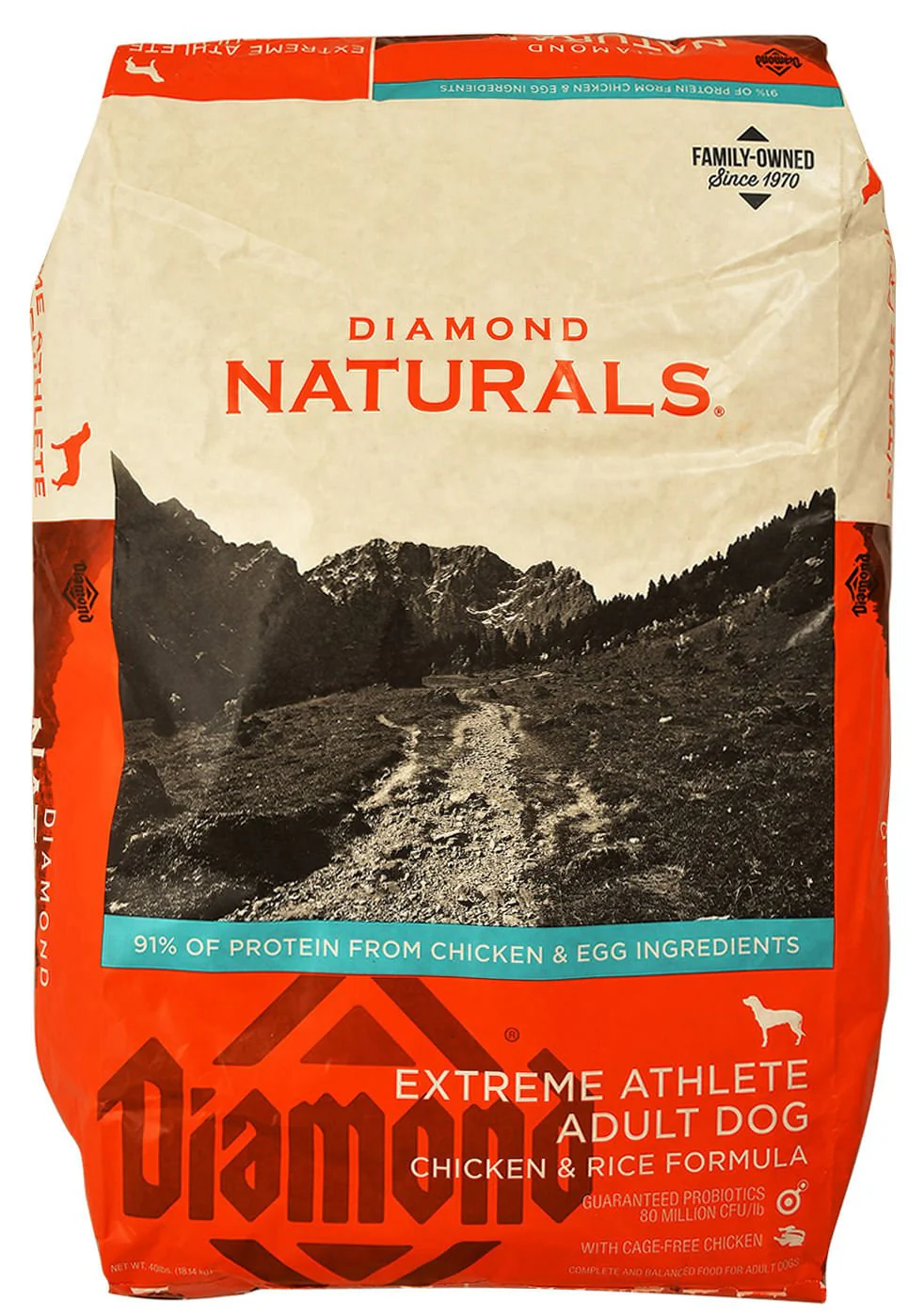 Diamond Naturals Extreme Athlete Adult Dog Food, Chicken & Rice Formula - Healthber